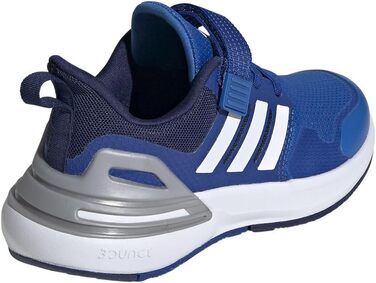 Дитячі кросівки Adidas Rapidasport Bounce з еластичними шнурками та ремінцями, 28 1/2 EU, кольори: Royal Blue, Cloud White, Team Royal Blue