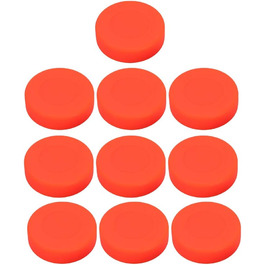 10 шайб для хокею LIOOBO для тренувань та вуличного хокею (помаранчеві)