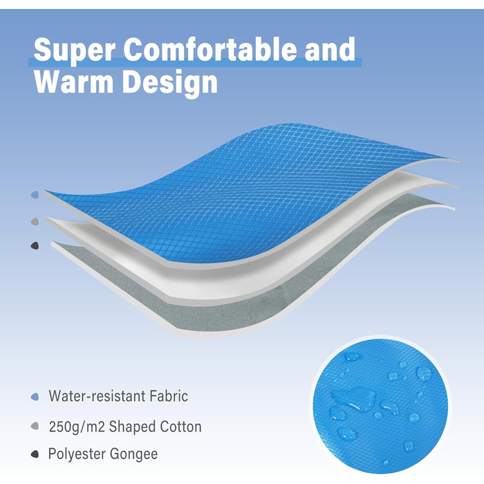 Спальний мішок REDCAMP для дітей, 175x65 см, блакитний/рожевий, 3-сезонний, для кемпінгу та відпочинку на природі