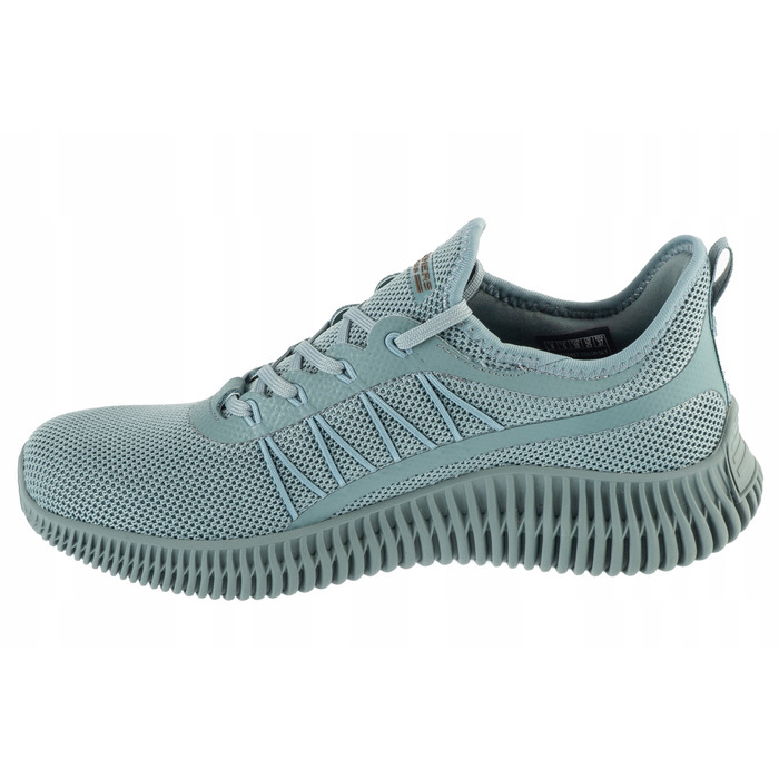 Жіночі кросівки SKECHERS BOBS Geo-New Aesthetics — Текстильні, Блакитні
