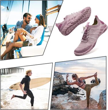 Взуття для плавання та відпочинку WateLves: шкарпетки для водних видів спорту, пляжу та басейну. Розмір 38 EU, фіолетовий