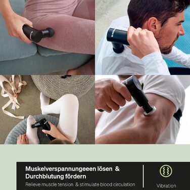 BLACKROLL Фасціальний масажер-гайка Mini, USB-C, 4 насадки, 4 режими, для м'язів і фасцій, знеболення і релаксація