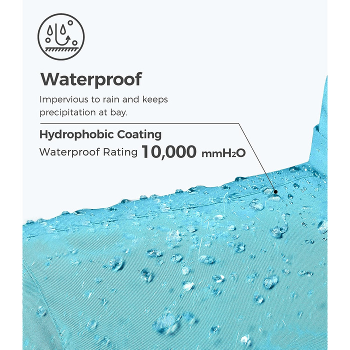 Жіноча гірськолижна куртка Wantdo, тепла флісова куртка, водонепроникна, дихаюча, вітрозахисна, з капюшоном, для активного відпочинку, турквіс, розмір M