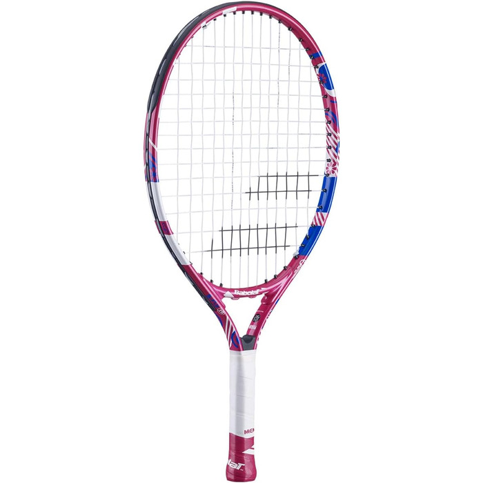 Дитяча тенісна ракетка Babolat B Fly 19, рожево-синя, 164 г, струни, нова
