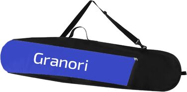 Сноуборд-чохол Granori 2-в-1, рюкзак для сноуборда з кріпленням до 150 см, додаткове відділення для шолома та черевиків, синьо-чорний