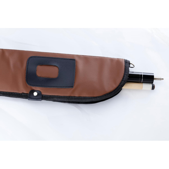 Чохол для кия бінкард (1/2 кий) коричневий, для зберігання кия, переносна сумка для більярдного кия