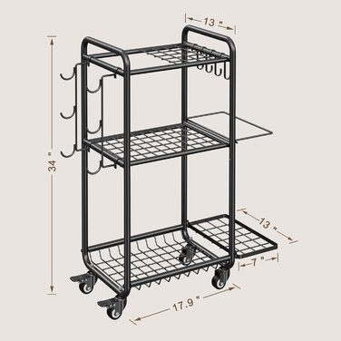 Стійка для зберігання йогаматів, гантелей, м'ячів для фітнесу, ролів, органайзер для спортивного інвентарю з гачками та колесами
