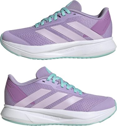 Дитячі кросівки Adidas Duramo SL2 для бігу, 39 1/3 EU, кольори Powder Plum, Ice Lavender, Flash Aqua