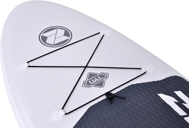 Надувна SUP-дошка Zray X1 310x81x15 см з веслом, помпою та рюкзаком, синя, комплект для каякінгу, Dropstitch
