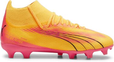Дитячі футбольні бутси PUMA Ultra Pro FG/AG Jr для гри на траві та штучному покритті, 35 EU, Sun Stream (чорний, помаранчевий, рожевий)