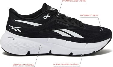 Кросівки Reebok Zignition для чоловіків, біло-чорні (47 EU)