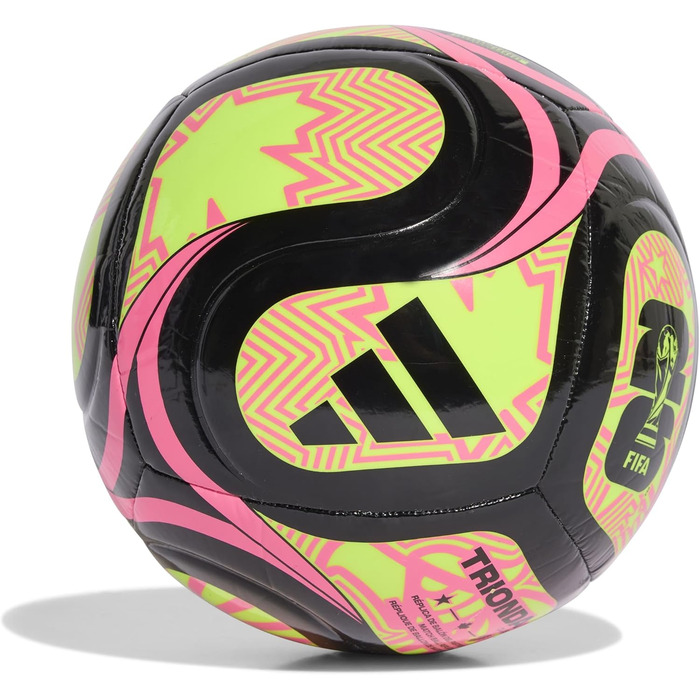 Футбольний м'яч adidas World Cup 26 Trionda Club (Чоловічий/Унісекс) Чорний/Синій/Рожевий