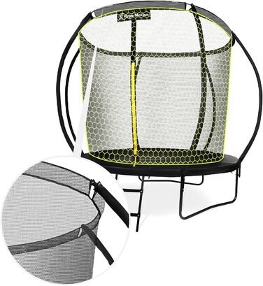 Трамплін гірчастий Hypermotion Outdoor для дітей 244/305/366/430/487 см - Швидковисихаючий, водонепроникний, чудова пружність, для саду (діаметр 244/305/366/430/487 см)