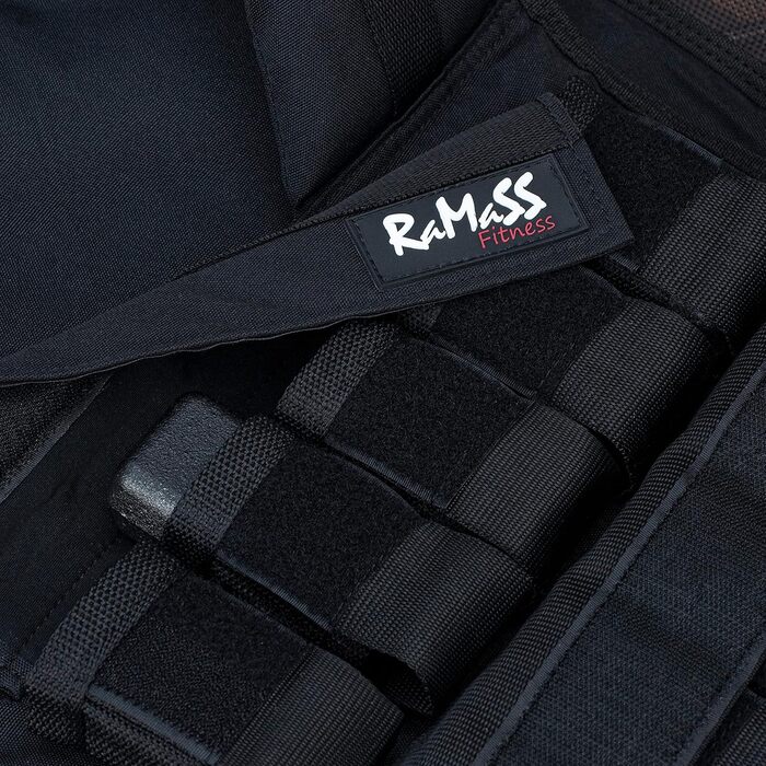 Жилет-обважнювач RAMASS для фітнесу 1-20 кг з металевими вантажами, універсальний для чоловіків і жінок, для кросфіту та силових тренувань