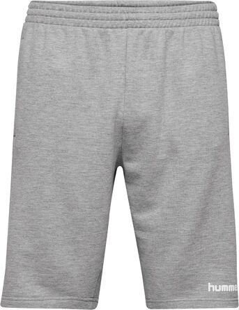 Чоловічі спортивні шорти Hummel Core Poly дихаючі, сірий меланж, розмір L