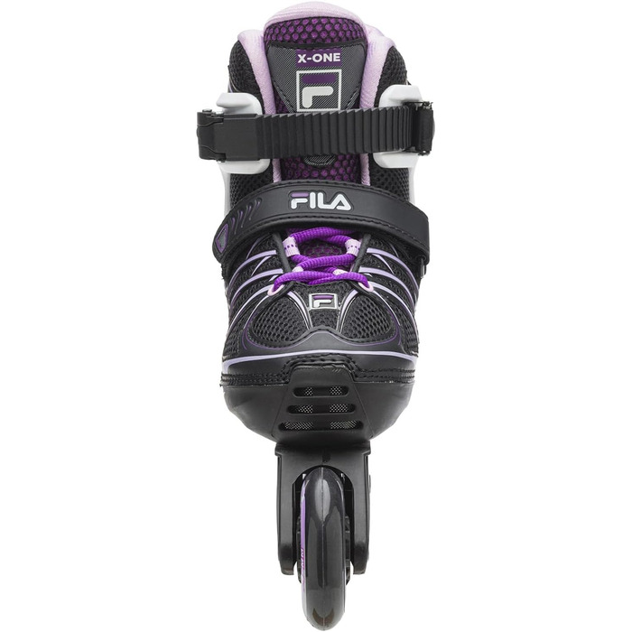Роликові ковзани Fila X-one Girl - чорний/рожевий/магента, регульовані, розміри 35-38