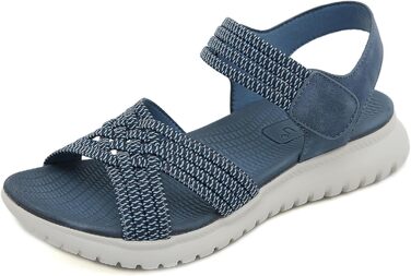 Жіночі сандалії літні для піших прогулянок, відпочинку та спорту. Зручні сандалі на платформі з антиковзкою підошвою, розміри 35-42 EU (38 EU, Стиль A, блакитні)