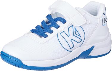 Кросівки для хлопчиків Kempa Attack 2.0 - легкі та дихаючі, для занять спортом та активного відпочинку. Яскраві кольори: жовтий, чорний, білий, синій. Розмір 31 EU.