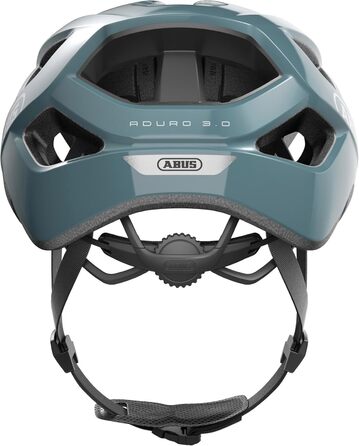 Велосипедний шолом ABUS Aduro 3.0 для міста та спорту, стильний, для дорослих, розмір M (52-58 см), синій glacier blue
