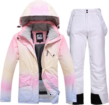 Комплект гірськолижний HOTIAN Daen: куртка та штани (2 шт.) - водонепроникний, вітронепроникний, для сноуборду та гірських лиж, розмір L