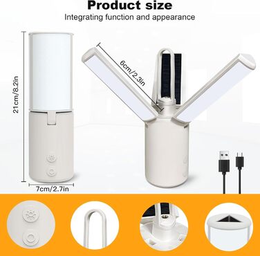 LED кемпінговий ліхтар Wholede 8000mAh з USB/сонячною зарядкою, димування, для наметів, риболовлі, походу, надзвичайних ситуацій