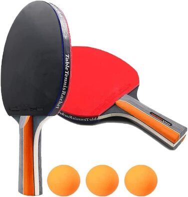 Професійний набір для настільного тенісу: 2 ракетки, 3 м'ячі, чохол. Ідеально для початківців та професіоналів