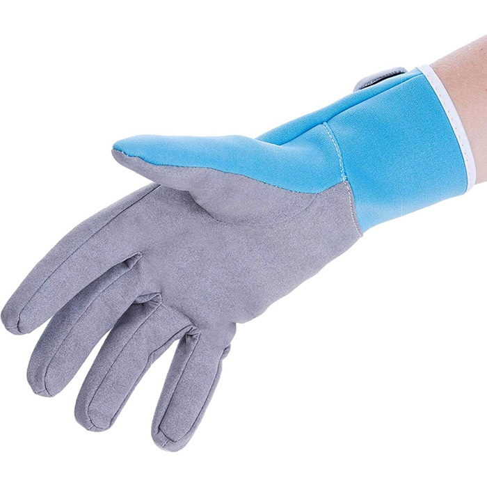 Рукавички для водного спорту Cressi Tropica Amara/Neopren 2 мм (Синій/Сірий, S)