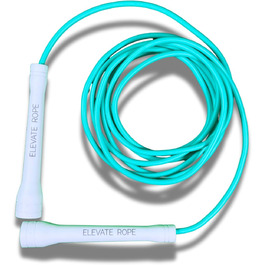 Стрибкове канат Elevate Speed Rope MAX: професійний, міцний PVC з нейлоновою серцевиною, 5 мм, до 3 метрів, турквоаз