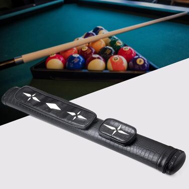 Чохол для більярдних київ на 2 киї з штучної шкіри, чорний