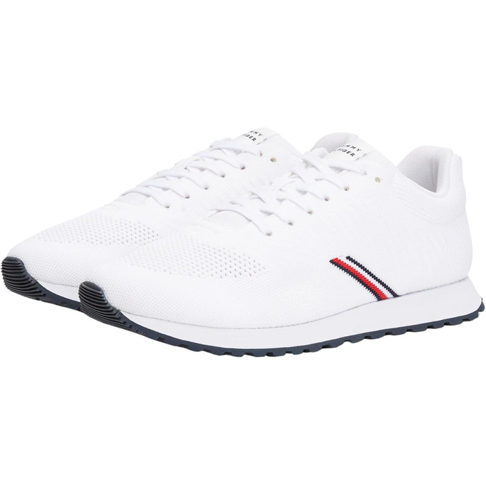 Чоловічі кросівки Tommy Hilfiger New Runner Eva Corpo Knit FM0FM05648, білі, 46 EU