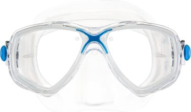 Маска Cressi Marea + трубка Cressi Mexico для снорклінгу та дайвінгу, унісекс, прозора/блакитна