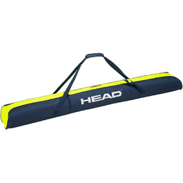 Чохол для лиж HEAD Double Skibag 195 см, синій/жовтий, для двох пар лиж