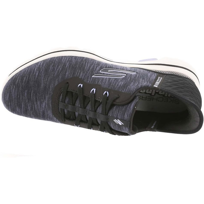 Жіночі гольф-кросівки Skechers Go Walk 5 Relaxed Fit, чорно-лавандові (41 EU)