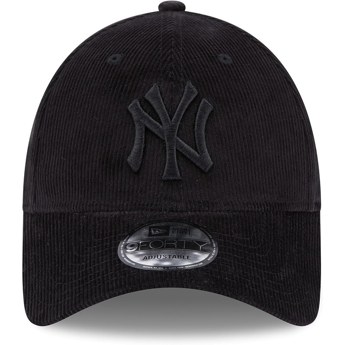 Кепка New Era New York Yankees MLB 9Forty чорного кольору, регульована, чорний (#32037)