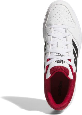 Чоловічі кросівки adidas Hoops Classic (35.5 EU, Cloud White Team Victory Red Core Black)