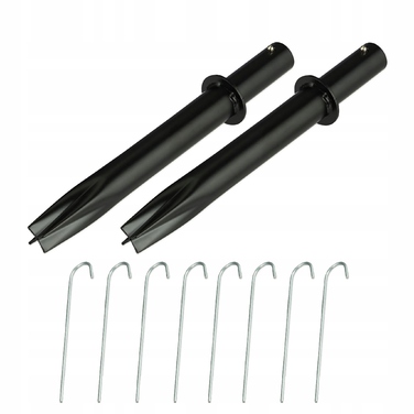 Велика тренувальна футбольна брама з сіткою, 300x200x120 см