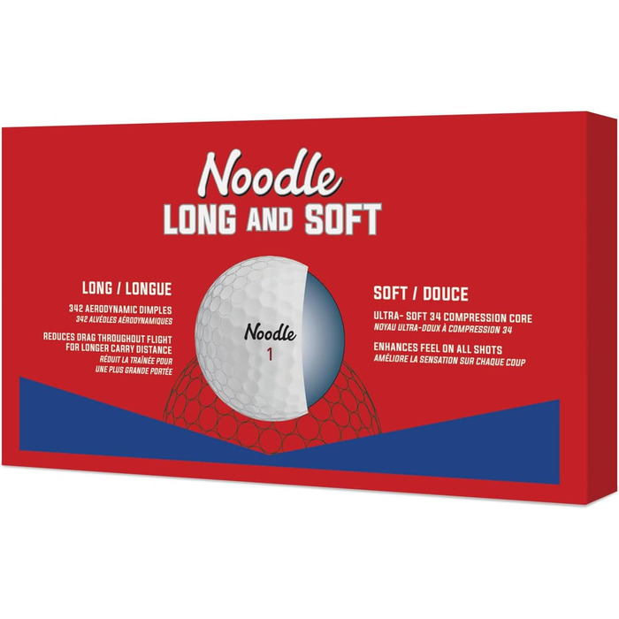 Гольф м'яч TaylorMade Noodle, для гри в гольф