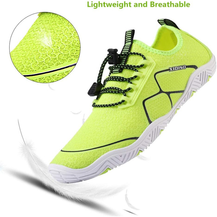 Водні черевики XIDISO для чоловіків та жінок, спортивні, сухі, для плавання, дайвінгу, серфінгу, йоги, пляжу, туризму. Колір: зелений