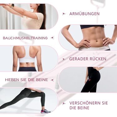 Оновлений тренажер Reformer Pilates для дому, багатофункціональна абдомінальна дошка, ролик для преса з автоматичним поверненням та еспандером