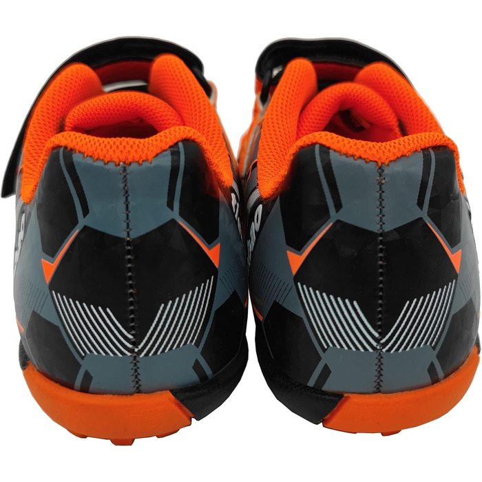 Дитячі футбольні бутси для гри на твердих поверхнях, розмір 25-37, помаранчеві