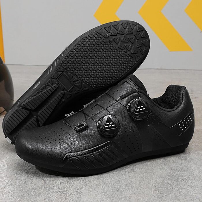 Велосипедні шкарпетки для чоловіків з гумовою підошвою. Дихаючі шосейні та MTB велосипеди, спортивні шкарпетки з нековзкою підошвою, чорний, 46 EU