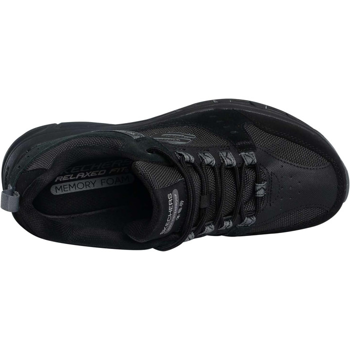 Чоловічі кросівки Skechers Vigor 2.0 - чорний замш, сині вставки