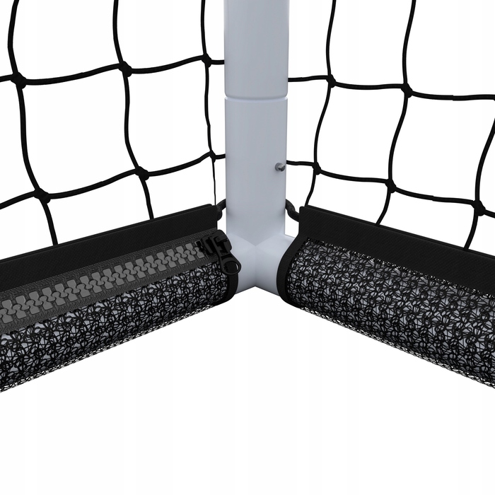 Футбольні ворота Hudora Pro Tect 240x160 см, білі