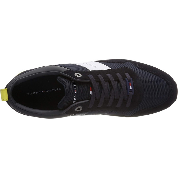 Кросівки Tommy Hilfiger чоловічі Iconic Material Mix Runner, 42 EU, синій/midnight