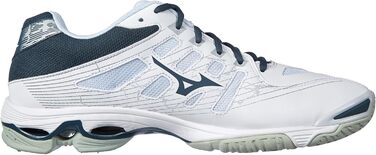 Волейбольне взуття Mizuno Wave Voltage Unisex чорно-біле (37 EU)