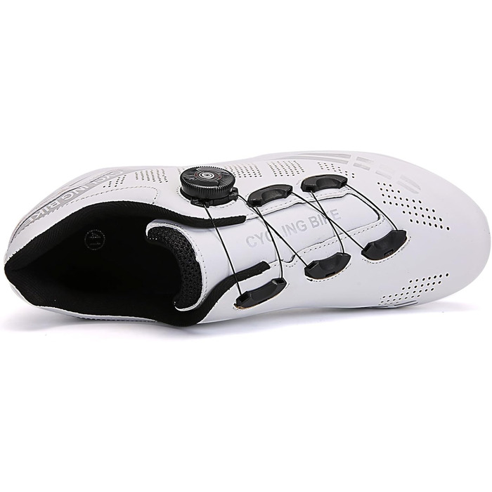 Чоловічі велотуфлі для гірського велосипеда, сумісні з Shimano SPD, 45 EU, білі