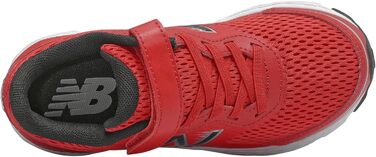 Дитячі кросівки New Balance 680 V6 для бігу, Team Red/Black/Silver Metallic, 22.5 EU