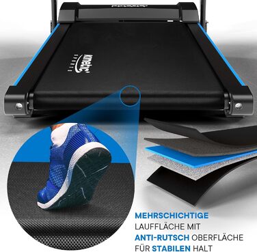 Бігова доріжка KINETIC SPORTS KST2900FX, 750 Вт, тиха, 40 см, 16+1 програм, ручний нахил, LCD, до 120 кг