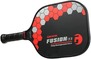 Піклбол ракетка Gamma Poly Core – графітова або композитна поверхня, стільникова основа, для гри в приміщенні й на вулиці, USAPA, для дорослих і дітей