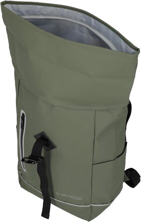 Водонепроникний рюкзак Travelite Rolltop для велосипеда та повсякденного використання, 19 л, з відбивачами, 48 см